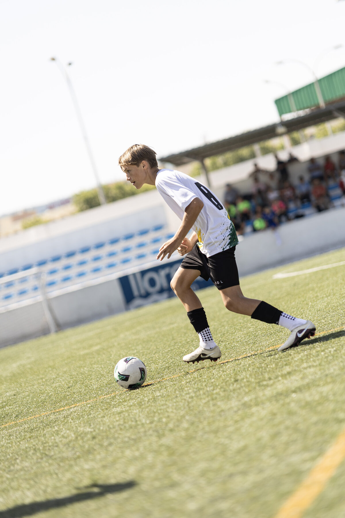 Player working on individual skills during a tour